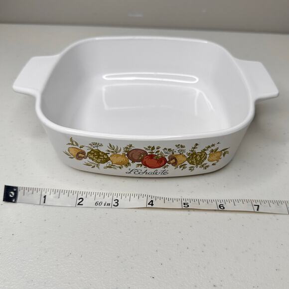 Vintage Corning Ware Spice of Life L’Echalote 1 Quart Casserole A-1-B – No Lid - Picture 7 of 8